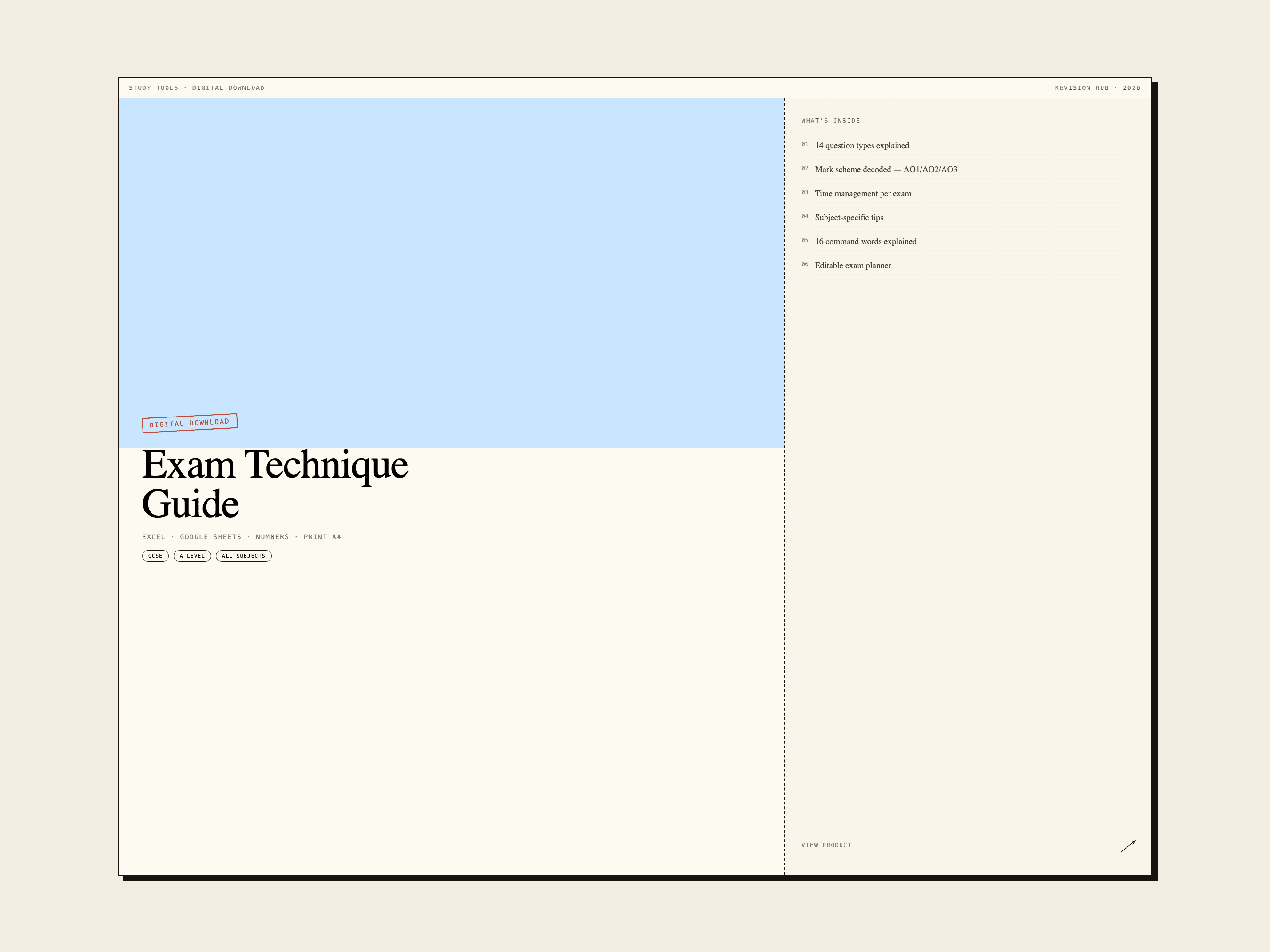 Exam Technique Guide